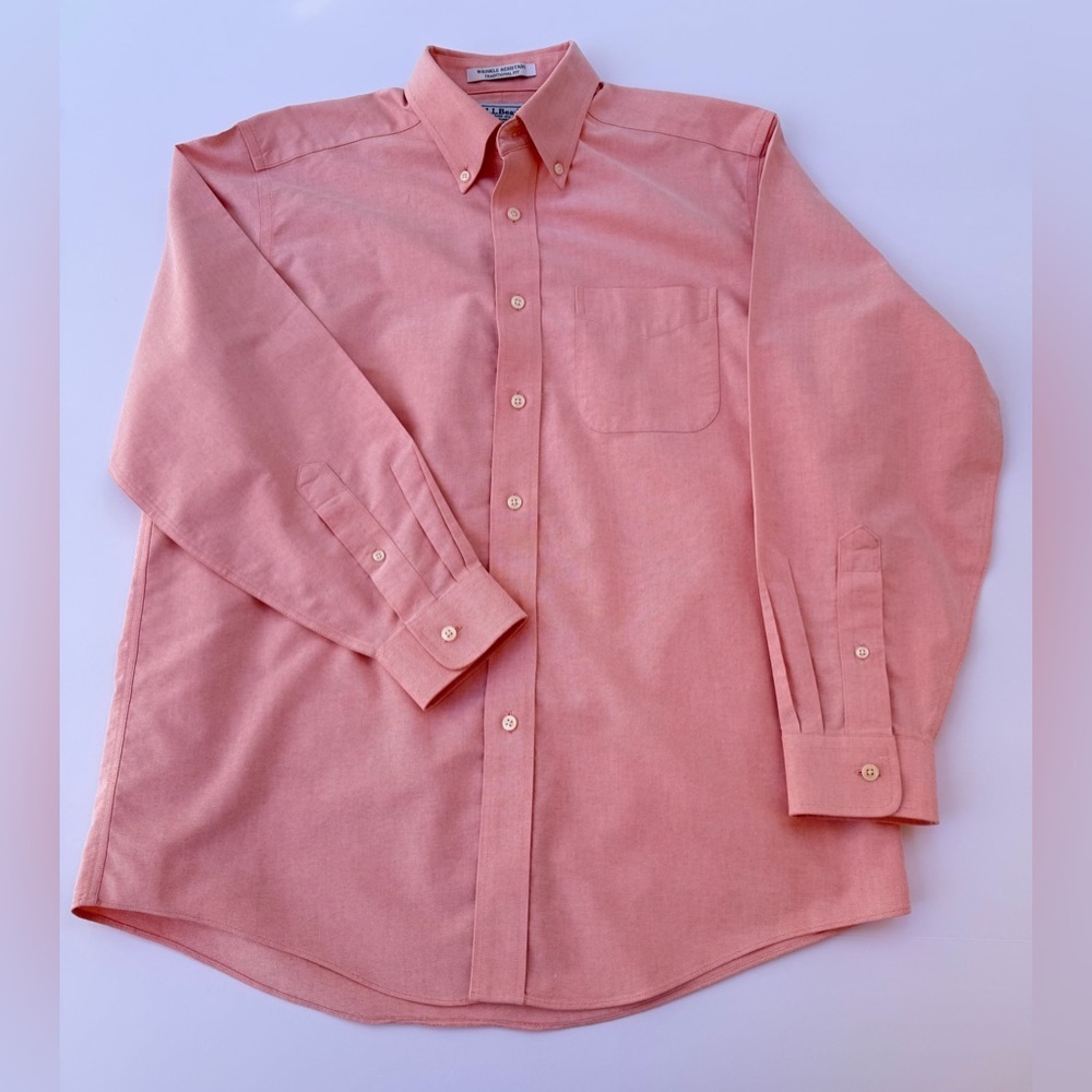 Men’s L.L. Bean Long Sleeve Shirt Size Medium 15 1/2-32​​